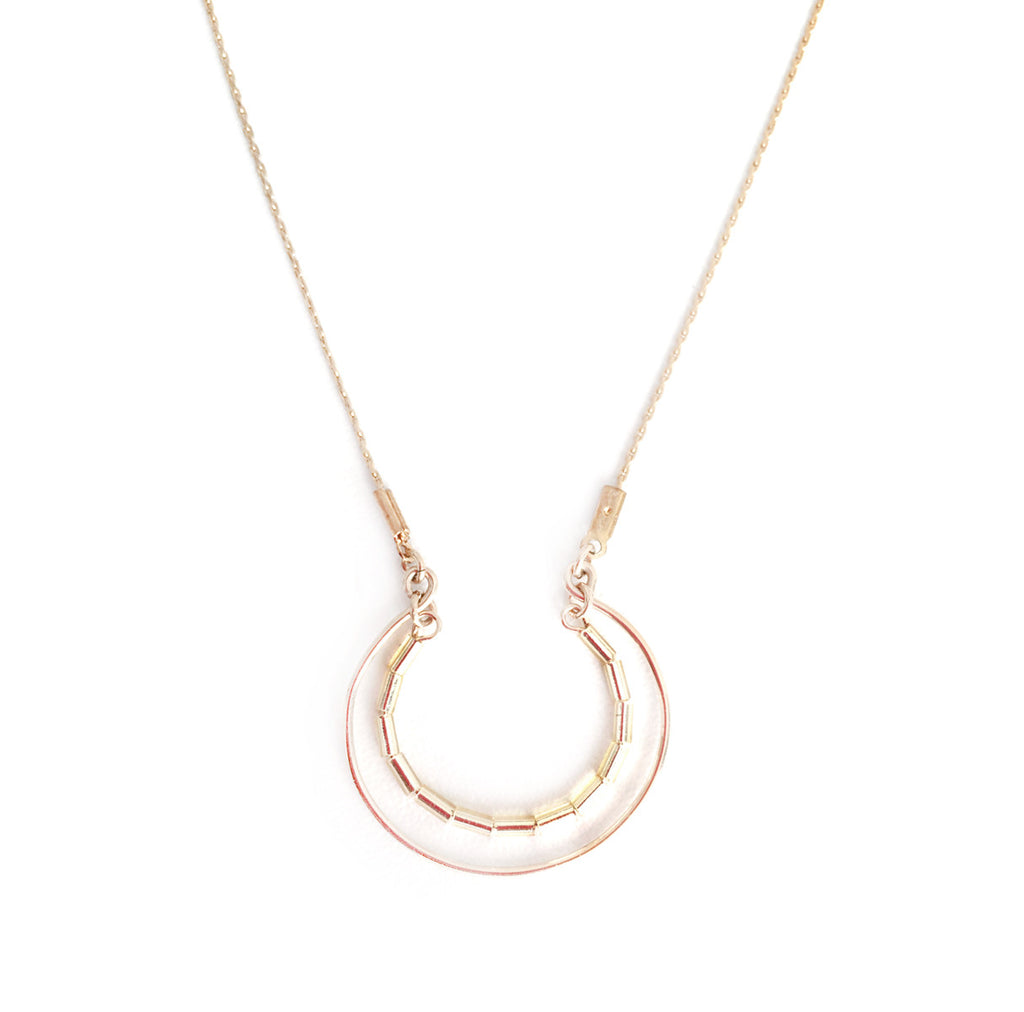 collier Half curve or - Mirgiole
