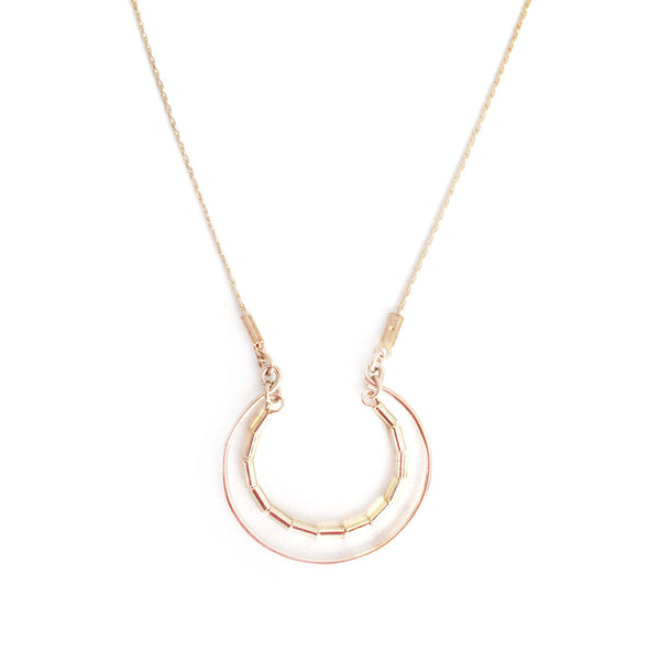 collier Half curve or - Mirgiole