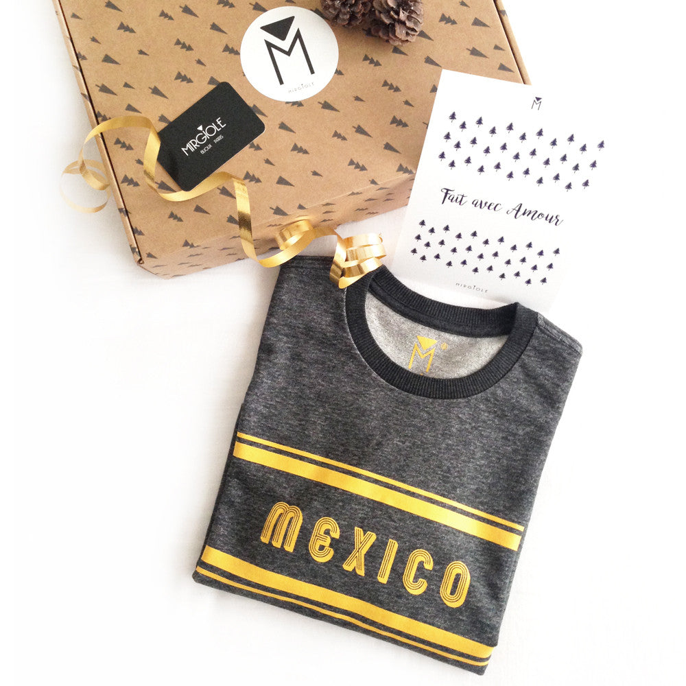 sweat Mexico en coton bio et équitable Mirgiole